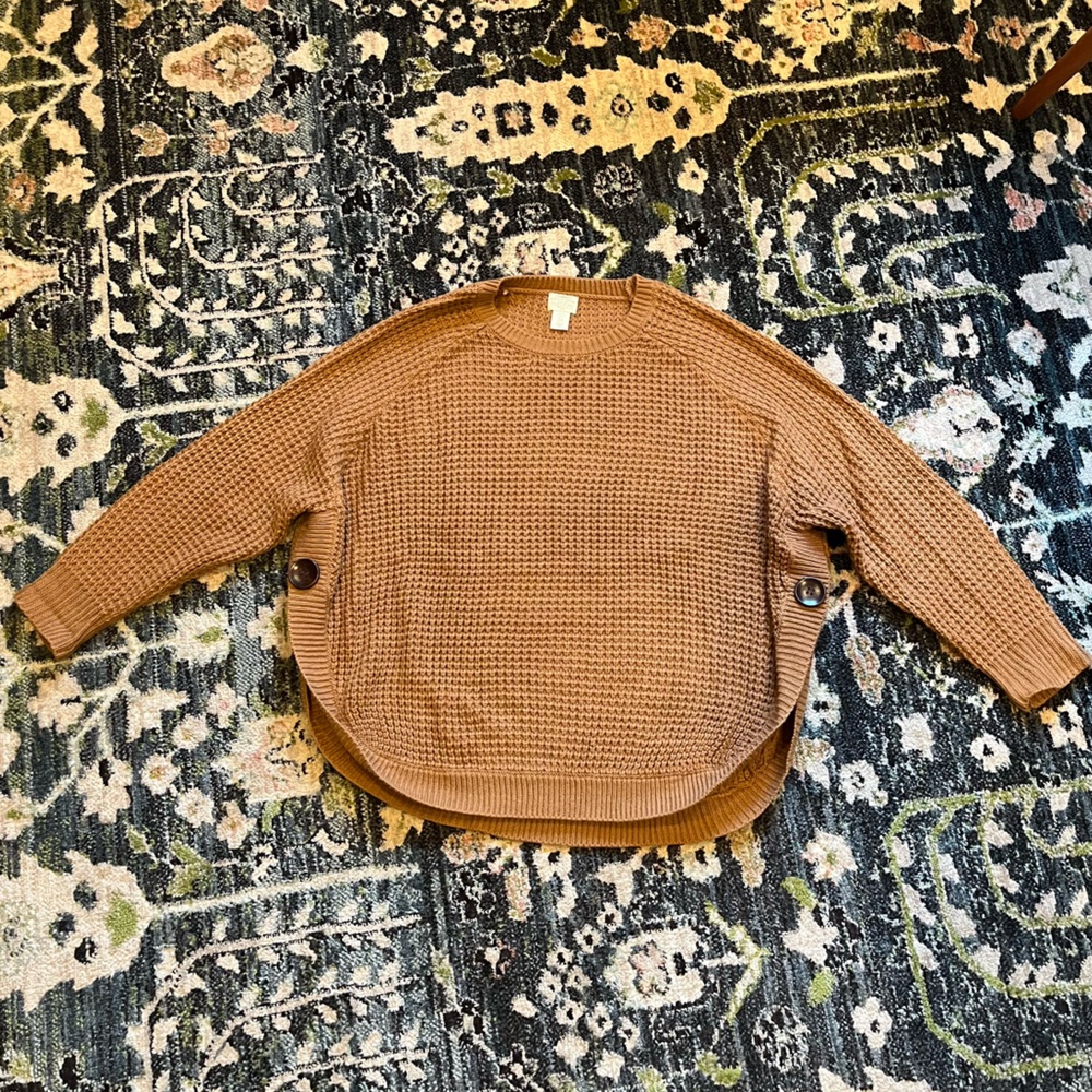 Telluride clothing co waffle knit sweater size xl